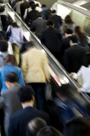 Commuters on the Underground