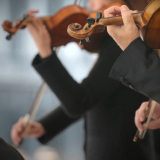 Musicians Playing Violins